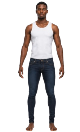 Vue de face - Modèle homme